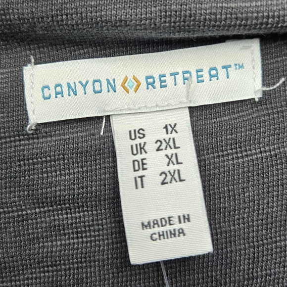 Denim & Co. Canyon Retreat Regular Easy Midi Boot Dress Size 1X NWT - Picture 3 of 4